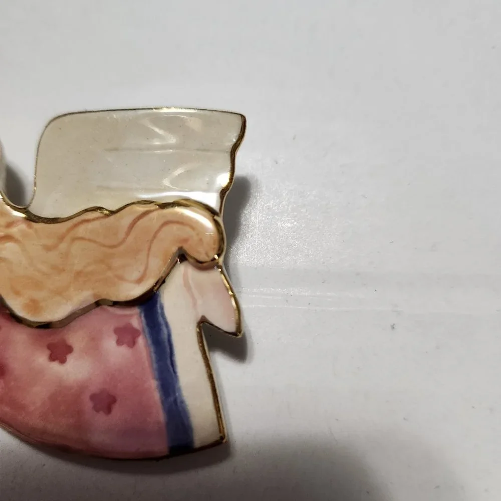 Angel Ceramic Pin Multi Color - Picture 3 of 4